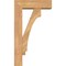 Ekena Millwork Imperial Block Smooth Bracket w/ Offset Brace, Western Red Cedar, 5 1/2"W x 16"D x 28"H BKT0604X16X28IMP05SWR - alternate 3